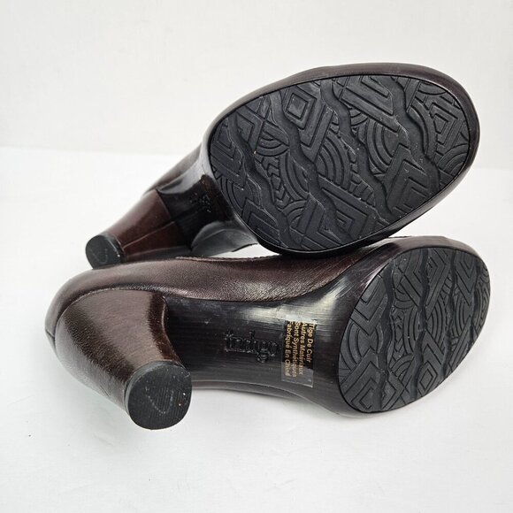 Indigo by Clarks Lea Sylvie II Retro Mary Jane Round Toe Chunky Heel Pump 7.5 - Picture 10 of 11